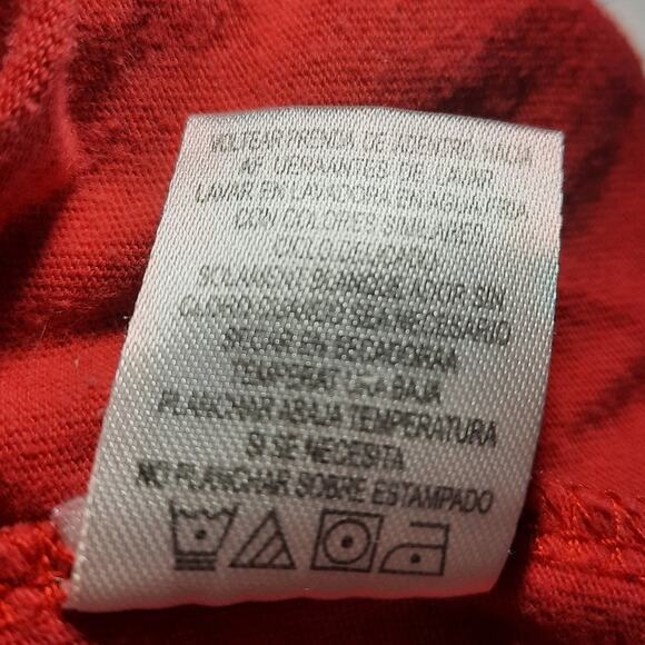 Disney Red Mickey Mouse T-Shirt  Women's Large WDW Kidcore Americana Character T - Picture 10 of 10